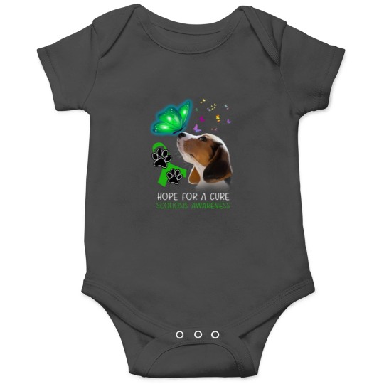 Discover Beagle Hope For A Cure Scoliosis Awareness Onesies
