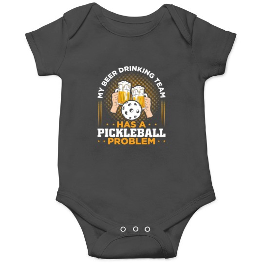 Discover My Beer Drinking Team Pickleball Player Gift Onesies