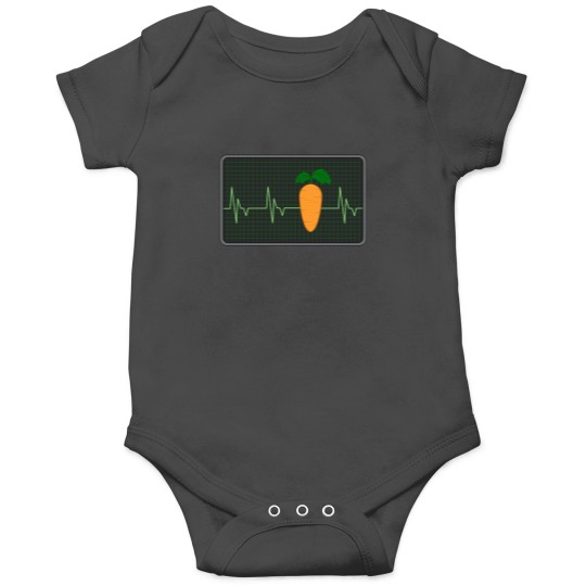Discover Carrot Hearbeat Cool Carrot Design Onesies
