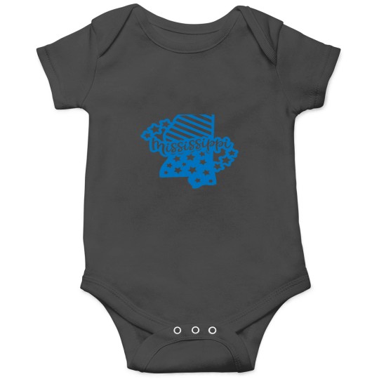 Discover mississippi state of america shirt tshirt Onesies