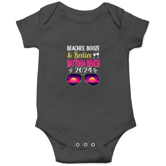 Discover Beaches Booze Besties Daytona Beach 2024 Vacatio Onesies
