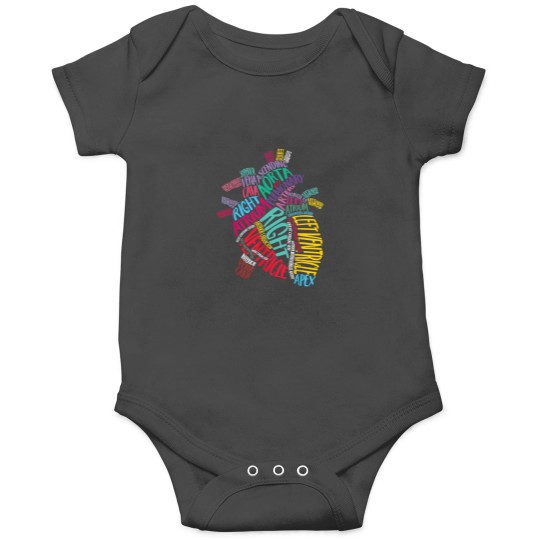 Discover Anatomical Heart Design Cardiac Cardiovascular I Onesies
