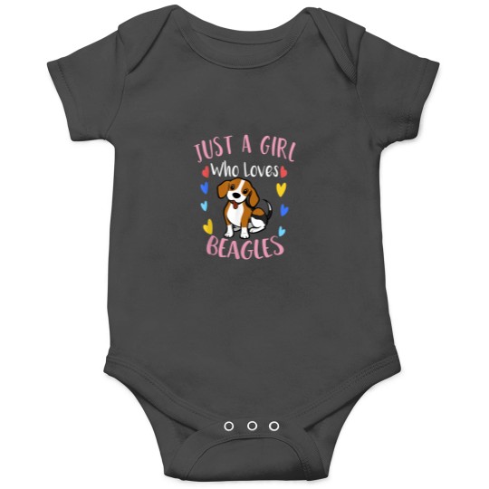 Discover Cute Just a Girl Who Loves Beagles Onesies
