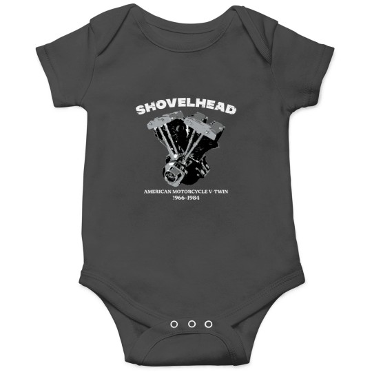 Discover Biker Shovelhead Motorcycle Engine Vintagess Men Women Kids Onesies
