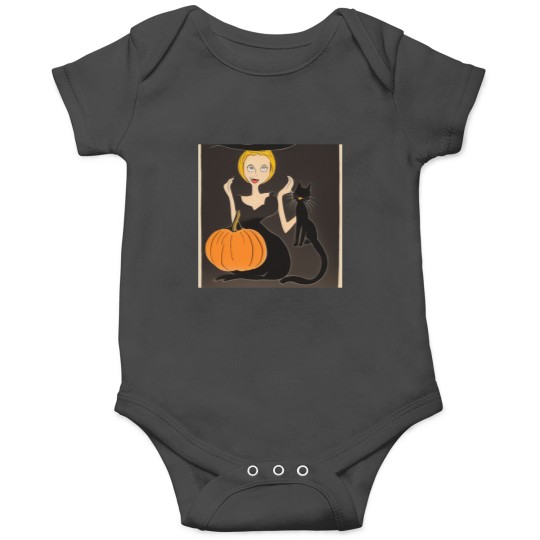 Discover Halloween Witch & Cat Onesies