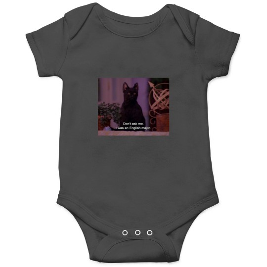 Discover Salem the Cat - English Major Onesies