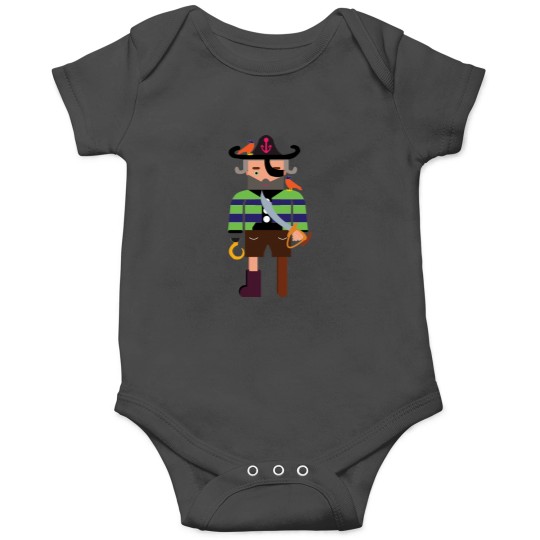 Discover Kid friendly pirate design Onesies