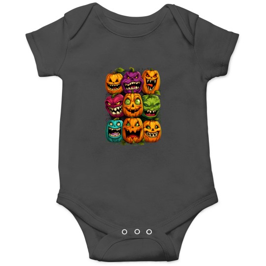 Discover Halloween Pumpkin Lamps Onesies