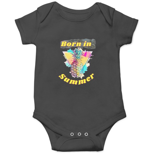 Discover Born in summer funny Summer Vacation Loading Onesies