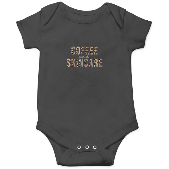 Discover Coffee And Skincare Leopard Esthetician Skincare Onesies