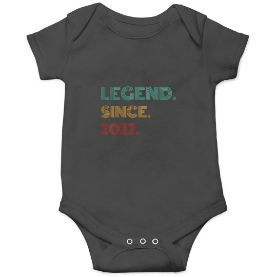 Discover Kids 2 Years Old Legend Since 2022 2nd Birthday Onesies