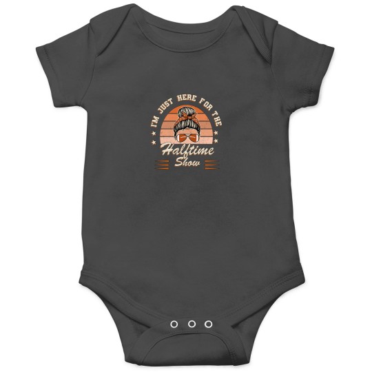 Discover Im Just Here For The Halftime Show Funny American Football Fans Gift Essential Onesies