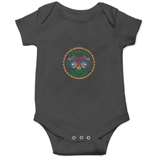 Discover Fancy Folk Art Fowl Onesies