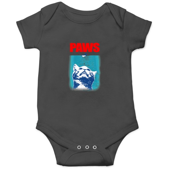 Discover Kitty with large Jaws attacking a mouse PAWS Onesies