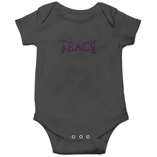 Discover Teach Peace -Purple Roufxis-Rb 8246 Onesies