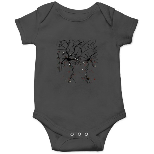 Discover Orange Neurons Onesies