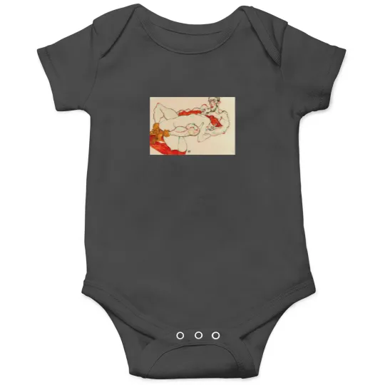 Discover Egon Schiele - Lovers (1913) 9822 Onesies