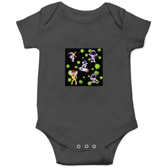 Discover Spaceman Rocket1 On My Back. Active Onesies
