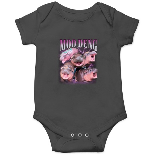 Discover Moo Deng I Love Moo Deng Onesie - Cute Hippo Lover Baby Outfit