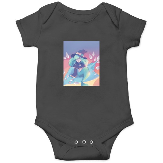 Discover Mermaid Ice Witch Flying At Sunset On Her Skate Familiar 1 Onesies