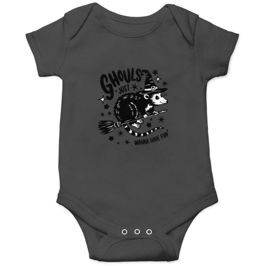 Discover Halloween Opossum Cute And Funny Midnight Adventure Onesies