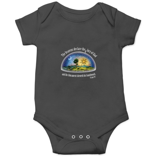 Discover Flat Earth Psalm 191 The Firmament Black Essential Onesies