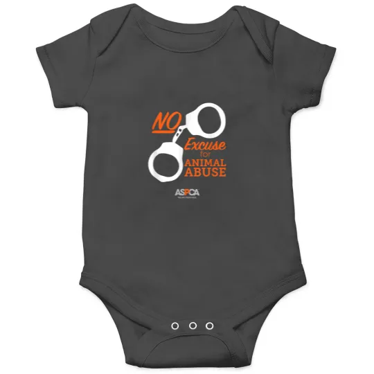 Discover ASPCA No Excuse for Animal Abuse Dark Onesies