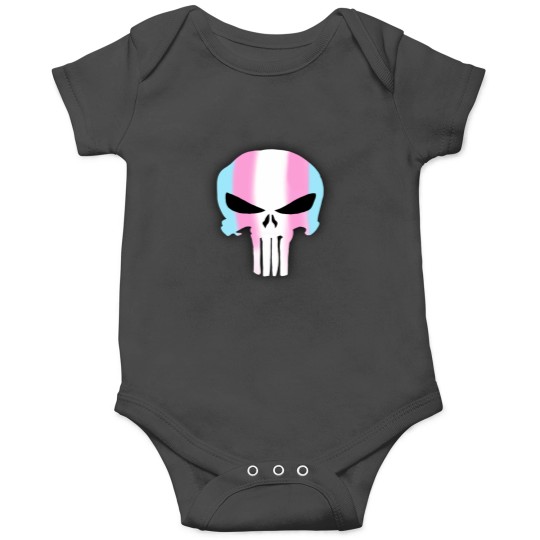 Discover Trans Pride Skull Onesies