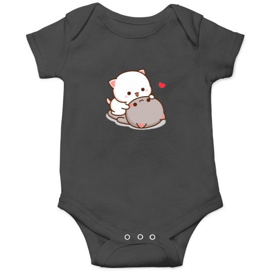 Discover Peach And Goma Mochi Cat Love Classic Onesies