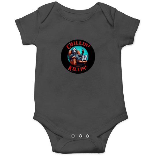 Discover Chillin' Killin'  Ghostface Scream Onesies