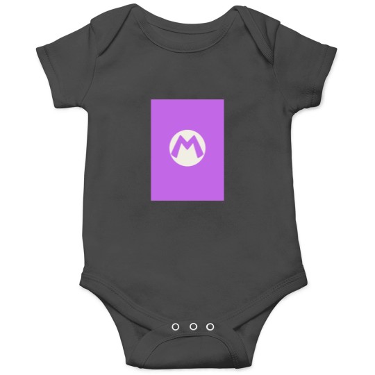 Discover letter m purple Graphic Onesies