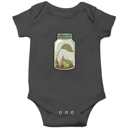Discover Wizard Frog In Mason Jar Onesies