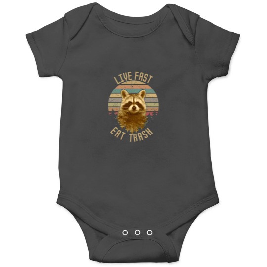 Discover Live Fast Eat Trash Onesies