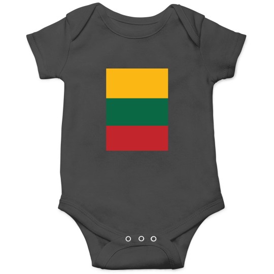 Discover Lithuania Flag Graphic Lithuania Flag Graphic Onesies