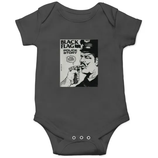 Discover Black Flag Police Story Art Work Onesies
