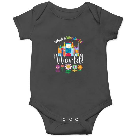 Discover What a Wonderful World Fitted Onesies