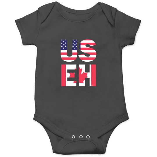 Discover US EH American Canadian Funny Meme Quote Onesies