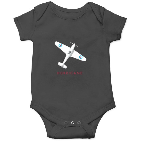 Discover Hurricane WWII Fighter Aircraft - Crimson.png Onesies