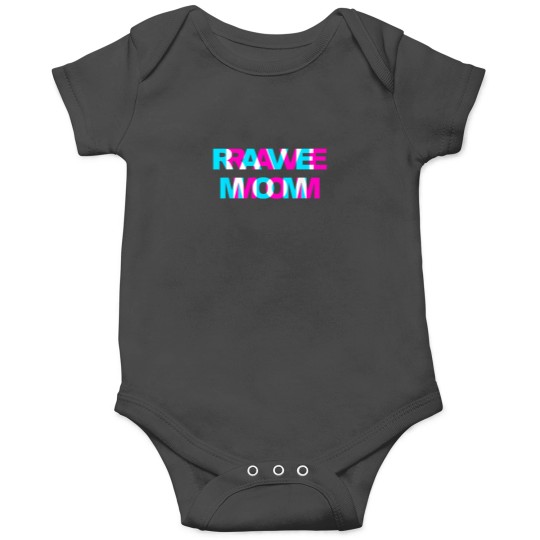 Discover Rave Mom EDM Music Festival Mother Optical Illus Onesies