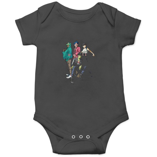 Discover Gorillaz Member Onesie: Demon Days & Lyric Design
