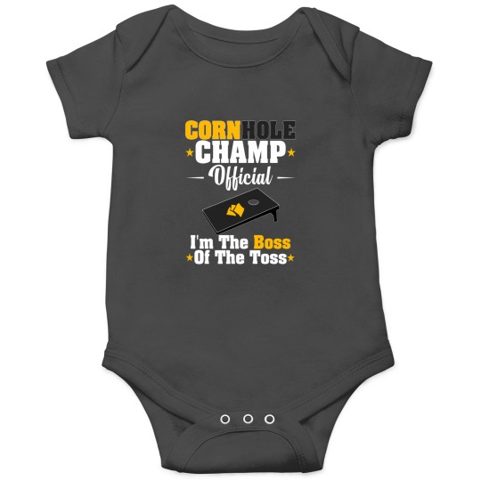 Discover Cornhole Champ Boss Of The Toss Onesies