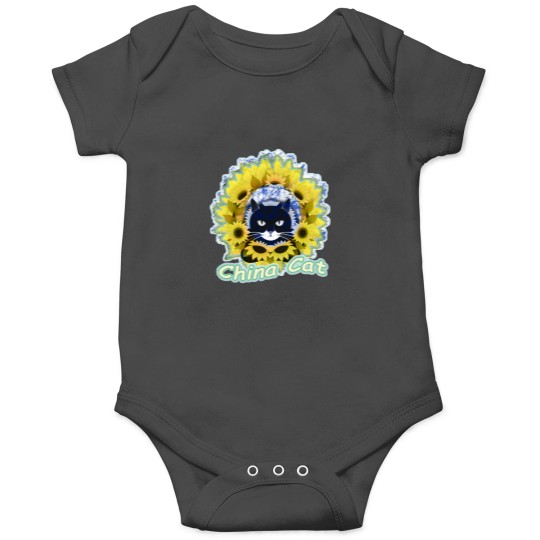 Discover China Cat Sunflower Batik Onesies
