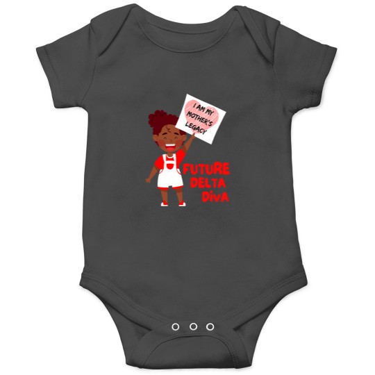 Discover Future Delta Diva Black Sorority 1913 Onesies
