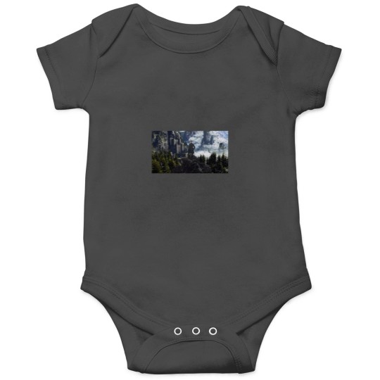 Discover Witcher 3 Kaer Moren Wanderer above the sea fog Onesies