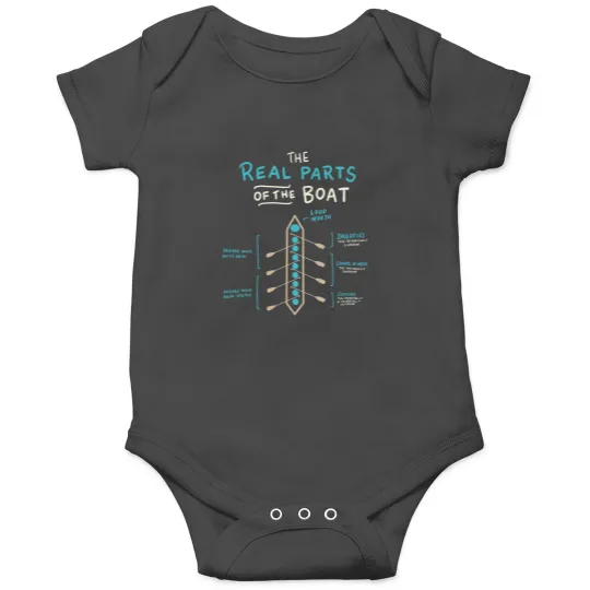 Discover Rowing The Real Parts Of The Boat Funny Premium Onesies