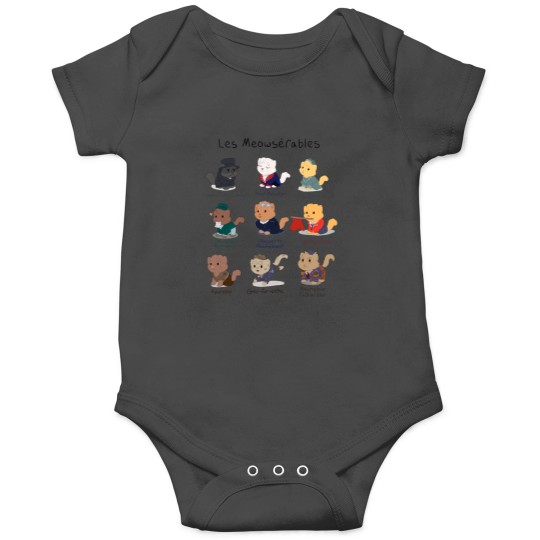 Discover Cute Les Miserables Cat Pun Les Meowserables Onesies
