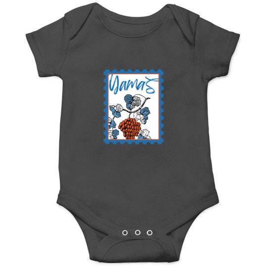 Discover Yamas Greek Post Stamp Onesies