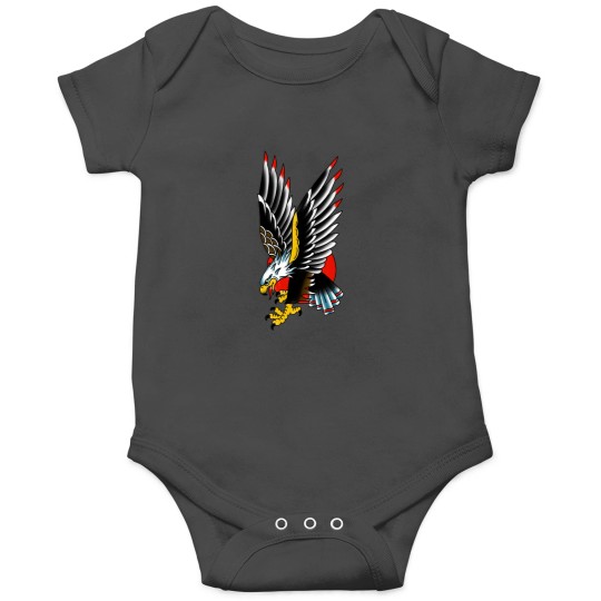 Discover Traditional Tattoo Eagle Onesies