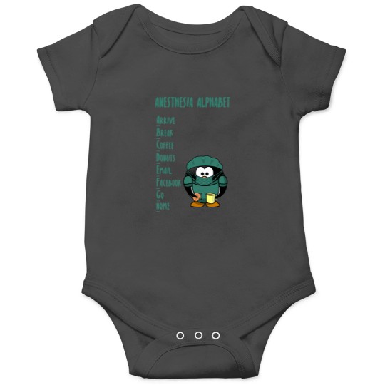 Discover Anesthesia Alphabet Onesies
