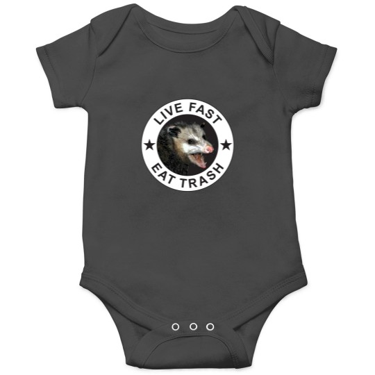 Discover Live Fast Eat Trash Onesies